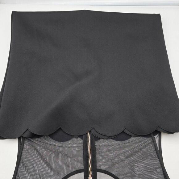 Ted‎ Baker London Womens Sheer Black Dress 4 (MT-176) - Picture 13 of 14